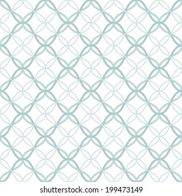 Traditional arabic tangled lattice pattern. Seamless vector background.