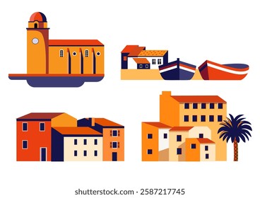 traditional architecture olor image for web, print, ads, poster, flyer, card