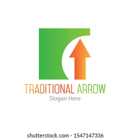 Traditional Arrow Logo is a simple logo, compatible for any company or various need.