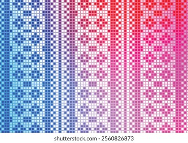 Traditional art ancient pixel pattern background vector illustration.