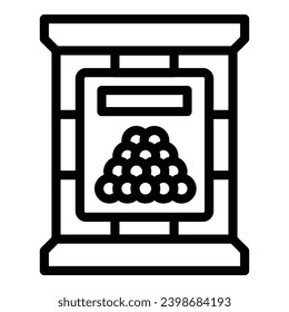 Traditional Asian Boba tea icon outline vector. Drinkable balls beverage. Milky tea concoction