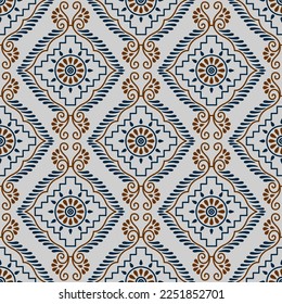 Diseño de fondo de escritorio de damasco tradicional asiático 