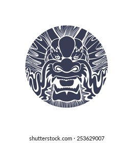 Traditional Asian Dragon.
