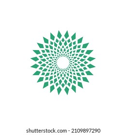 Traditional Asian Flower Pattern Logo design