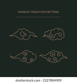 Traditionelle asiatische und koreanische Muster

