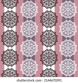 Traditional Asian ornament of the peoples of Kazakhstan, Tatarstan, Kyrgyzstan, Mongolia. It is used for fabrics, textiles, postcards, wallpaper, graphic design, decoration and creation of a seamless 