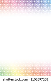 Traditional Asian patterns, copy space, title space, message space,