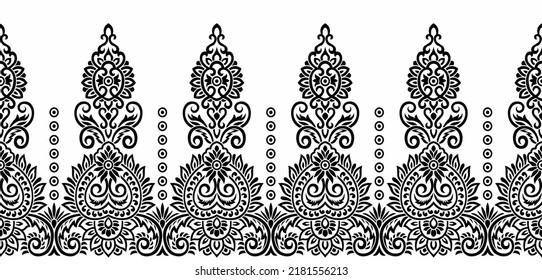 Traditional Asian vector border design