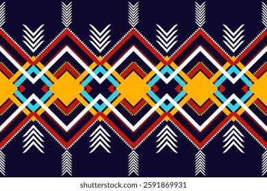 Traditional Aztec pattern design for cloth, fabric and textiles background 