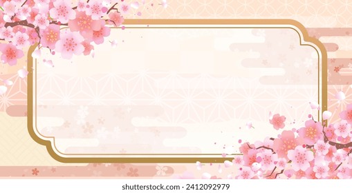 Traditioneller Hintergrund mit schönen Frühlingsblüten