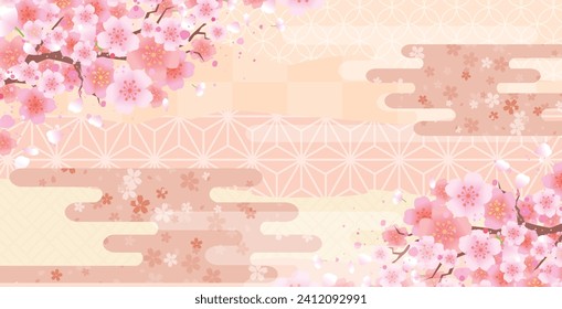 Traditioneller Hintergrund mit schönen Frühlingsblüten