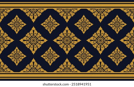 Vetor de plano de fundo de padrão balinês tradicional