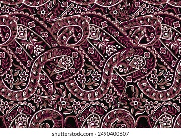 Traditional Batik Indonesia Abstract Vector 