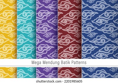 Traditional Batik Pattern from Indonesia Vector Illustration. Batik Motifs Cloth. Batik National Day Design for Poster Banner Template Flyer. 