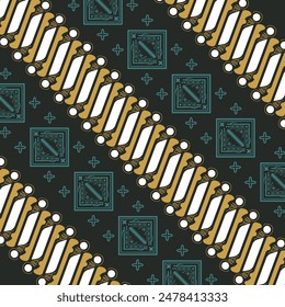 Traditional batik pattern motif indonesia design texture
