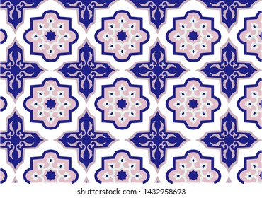 Traditional Batik Pattern is printed by hand-made giving a very classy feel ethnic, retro,  grunge and classic.