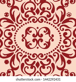 Traditional Batik Pattern is printed by hand-made giving a very classy feel ethnic, retro, vintage, grunge and classic, printed for the wall, fabric, textile, wallpaper.