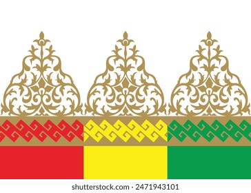traditional batik pattern vector