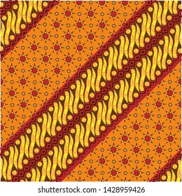 Traditional Batik is printed by hand giving a very classy feel ethnic, retro and classic.