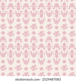 Traditional Batik Songket Vector Background