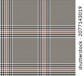 Traditional brown plaid. Seamless vector check pattern suitable for fashion, home decor and stationary.