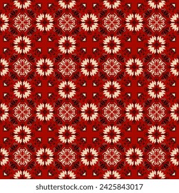 Traditional Bulgarian embroidery vector pattern