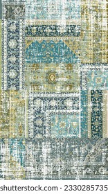 Traditional carpet design in eps format