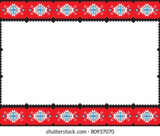 Traditional carpet vector illustration