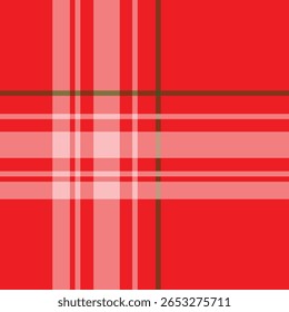 A traditional check pattern fabric featuring bold grey stripes, enhanced with subtle  lines, perfect for shirts, dresses, and upholstery design