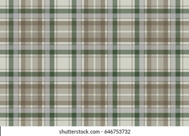 Traditional check plaid seamless pattern. Vector illustration.