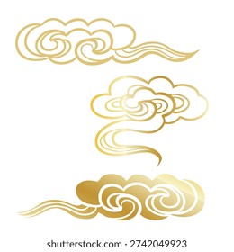 Traditional Chinese auspicious cloud pattern