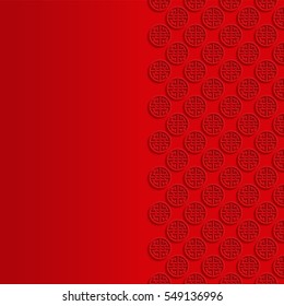 Traditional Chinese Background. Vector illustration.
