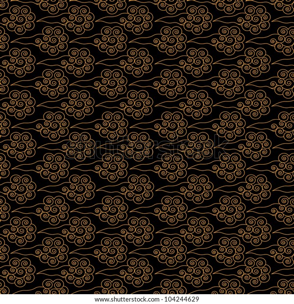 Traditional Chinese Cloud Vector Seamless Pattern Stock Vector Royalty Free