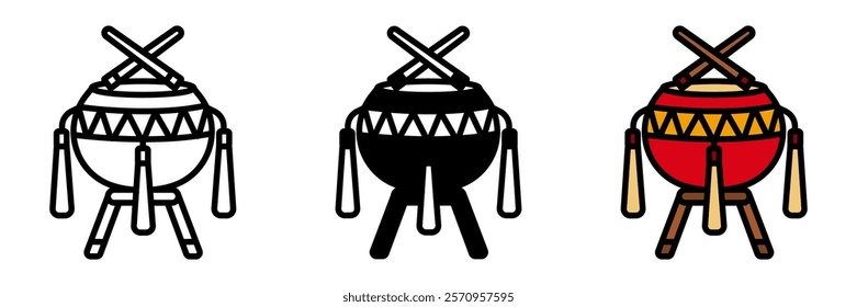 Traditional Chinese drum creates rhythmic beats symbolizing unity, energy, and celebration in cultural events.