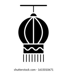 Traditional Chinese Lantern icon vector