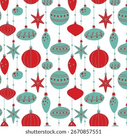 Patrón sin fisuras tradicional de la linterna china. Esquema de linternas de papel en la parte posterior abstracta. Ilustración vectorial para el fondo, textil, saludo. Símbolos del año Nuevo chino y festival de linternas
