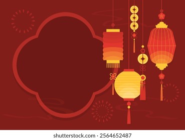 Traditional Chinese Lantern Set for Festivals and Decorations