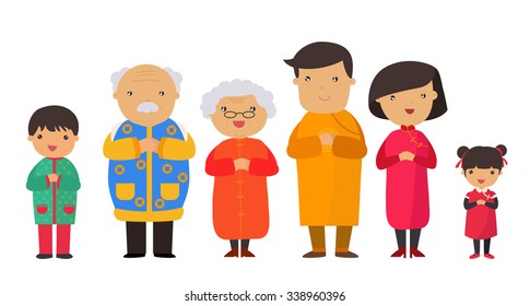 722 Laughing chinese family Stock Illustrations, Images & Vectors ...