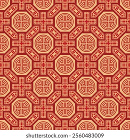 traditional chinese ornament background pattern