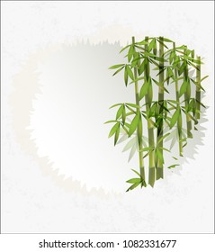 Traditional Chinese Painting, Template, Bamboos