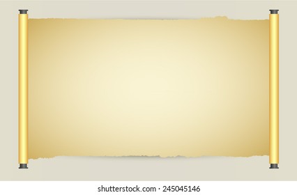 Traditional chinese paper scroll