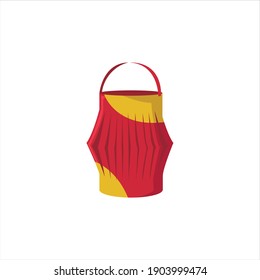 Traditional Chinese Papper latern at happy new year chinese digital design graphic 2d hd illustration