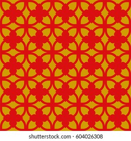 traditional chinese patterns. Endless texture can be used for wallpaper, pattern fills, web page background,surface textures. vector illustration
