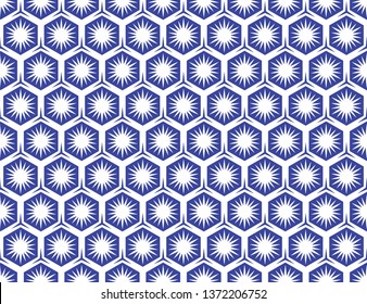 Traditional Chinese porcelane seamless pattern. Abstract background. Blue and white colors.