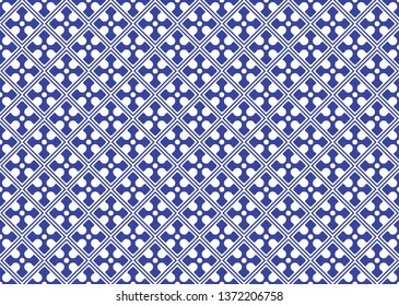 Traditional Chinese porcelane seamless pattern. Abstract background. Blue and white colors.