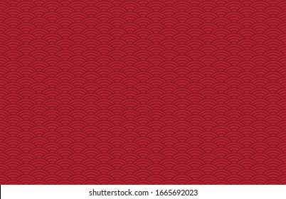 Traditional Chinese seamless pattern background. Vector Illustration
