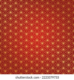 Conjunto de patrones chinos tradicionales sin costura. Ornamento rojo de lujo asiático dorado. Antecedentes orientales, japoneses. Motivo creativo del vector oriental. Plantilla para saludar año nuevo, banner, afiche y calendario.