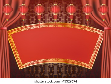 Traditional Chinese style background design.