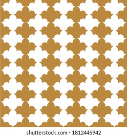 Traditional chinese vector seamless patterns. Golden chinese geometrical and floral ornaments on white background. Decorative Asian wallpaper. Oriental background for new year greeting card.