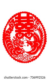 Traditional Chinese wedding stickers